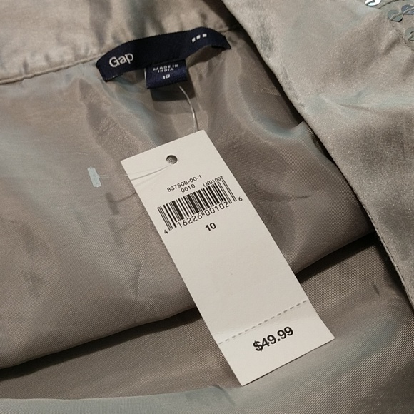 CLEARANCE Gap Silver Sequin Mini - Picture 3 of 4